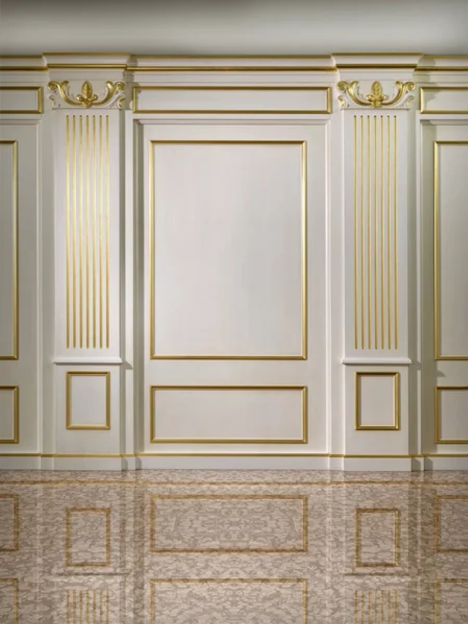 Gilded-wall-panelling