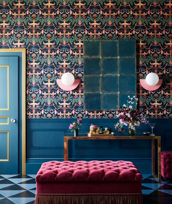 Wall-panels-with-wall-paper