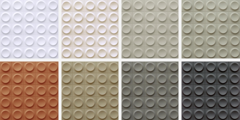 PU-Protruding-Disk-Shape-Panel-reiche-Farben